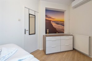 1 غرفة نوم وواي فاي وملاءات أسرّة