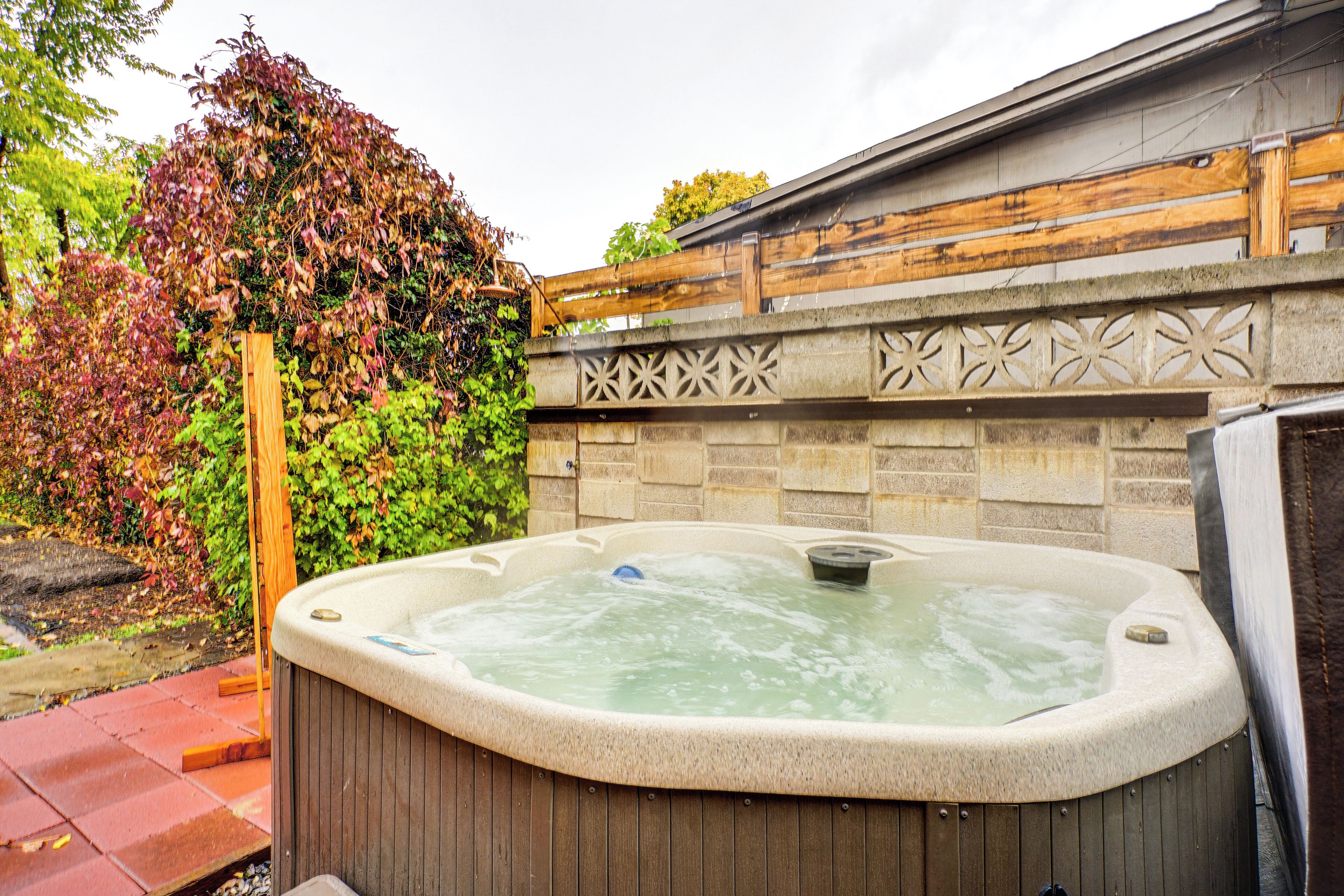 Bain à remous extérieur