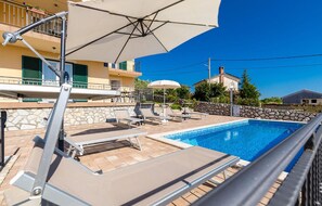 Property grounds - Awesome apartment in Krk with private swimming pool, can be inside or outside (Krk)