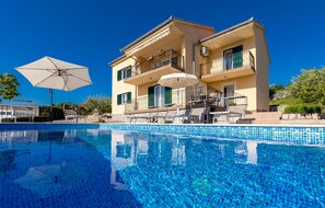 Pool - Awesome apartment in Krk with private swimming pool, can be inside or outside (Krk)