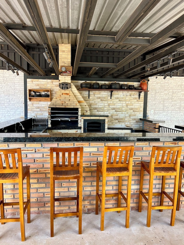 BBQ/picnic area - Pousada Águas Claras (Bonito)