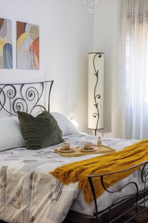 1 室のベッドルーム、アイロン / アイロン台、WiFi、ベッドシーツ