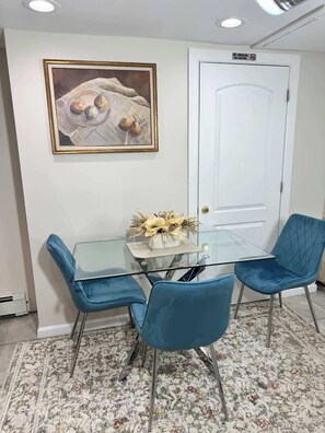 Dining - Julie's Cozy 2 Bedroom Basement Apartment (uniondale)
