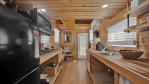 Private kitchen - 1BR Sleep 3 PALO DURO CANYON Cabin Firepit Pet OK (Canyon)