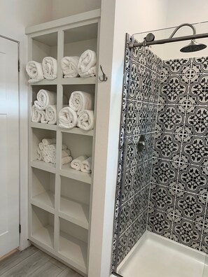 Dusche, Handtücher