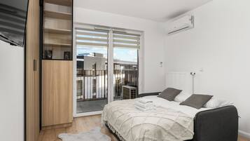 1 soverom, strykejern/-brett, wi-fi og sengetøy