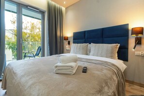 1 غرفة نوم ومكواة/لوح كي وواي فاي وملاءات أسرّة