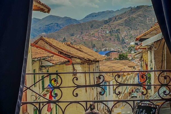 Desk, laptop workspace