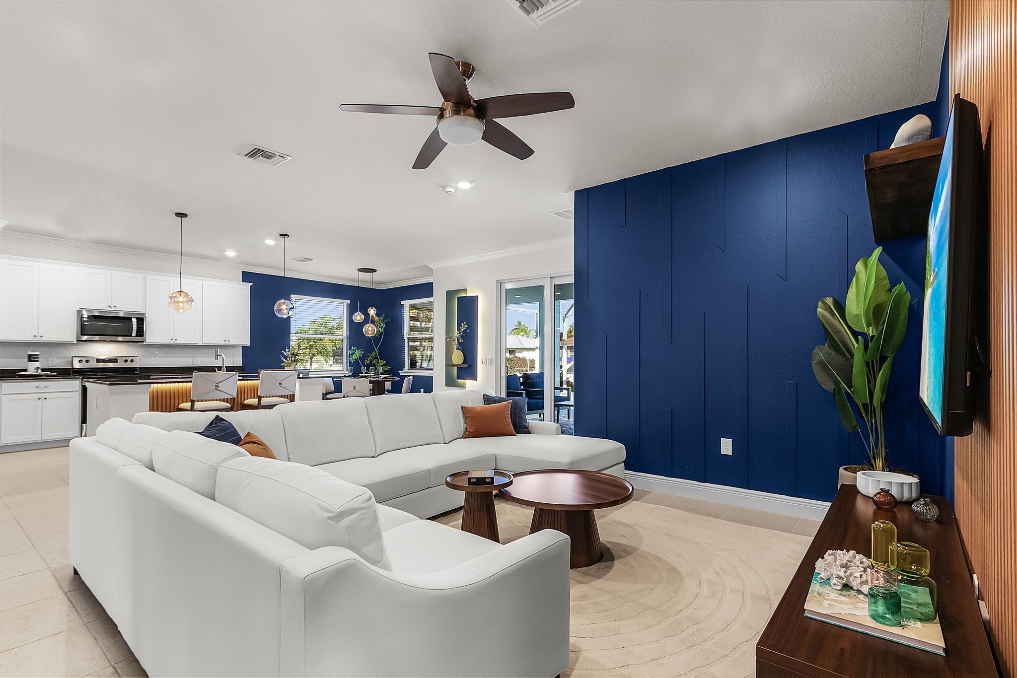 テレビ、卓球台