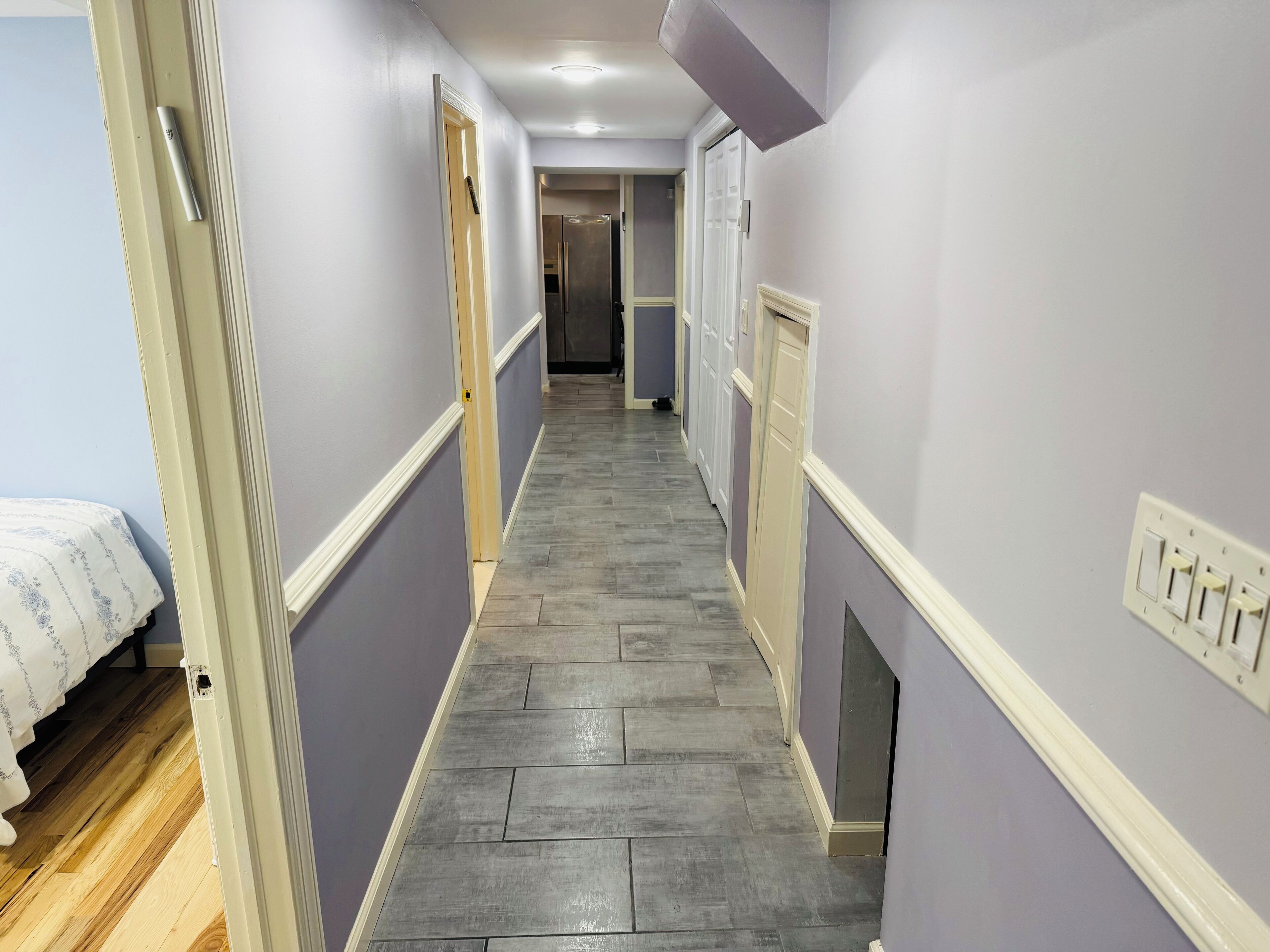 2 chambres, fer et planche à repasser, Wi-Fi, draps fournis