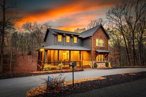 Exterior - Fireside Living - Pet Friendly | Hot Tub | Game Room | Outdoor Fireplace (Blue Ridge)