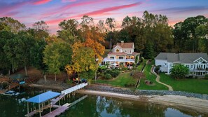 House (6 Bedrooms) | Front of property - Lake Norman Retreat w/ Pool, Hot Tub & Private Dock Lake Life Cove by Avantstay (Mooresville)