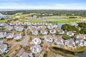 Exterior - Escape to Sandy Dreams, a beautifully remodeled villa perfectly situated on Bald Head Island. (Bald Head Island)