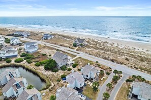 Beach nearby - Escape to Sandy Dreams, a beautifully remodeled villa perfectly situated on Bald Head Island. (Bald Head Island)