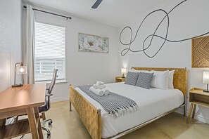 3 多间卧室、办公桌、熨斗/熨衣板、免费 WiFi