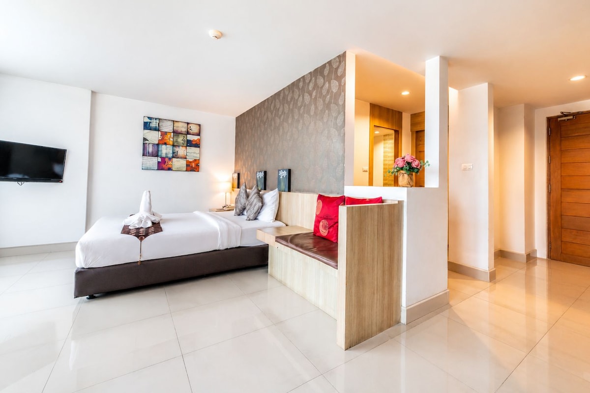 Premium kamer | Een kluis op de kamer, een strijkplank/strijkijzer, gratis babybedden