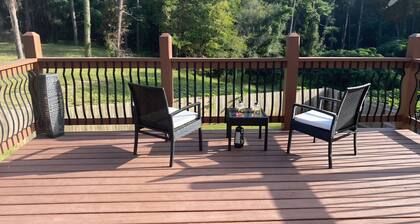 Private Suite near Atlanta, Georgia with a kitchenette and a private balcony.