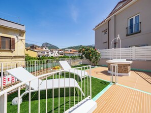 Appartement Deluxe, vue montagne | Terrasse/Patio