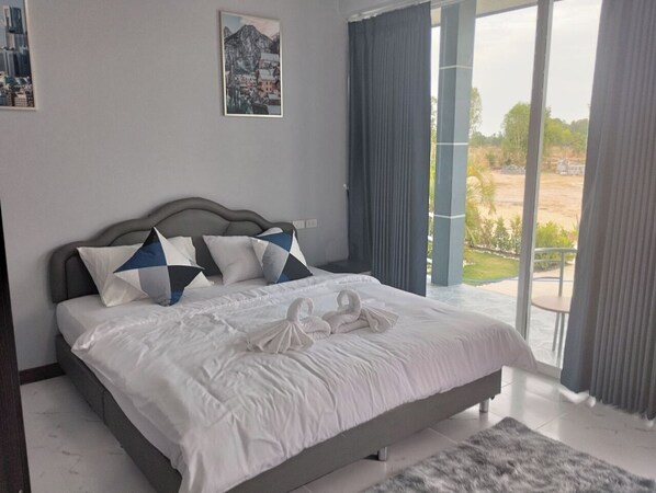 Double Room, Balcony, Garden View