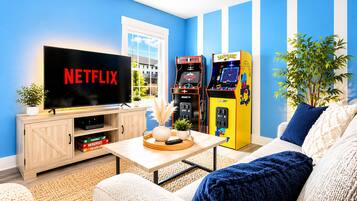Smart-tv, tv-spel och bordsfotboll