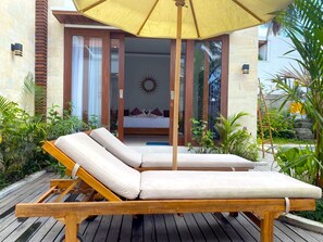 Terrace/patio - The Place Ubud Villa : Spacious Comfort with a Private Pool and Garden (Ubud)