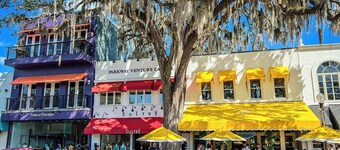 Experience the charm of East Winter Park with a cozy glamping RV.