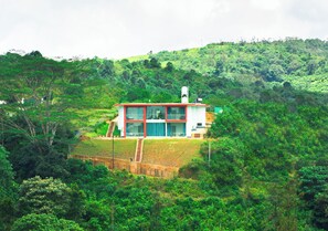 Blick von der Unterkunft