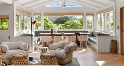 Steps to Hanalei Beach- Brand New 5 BR EPIC Views