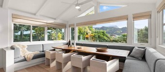 Steps to Hanalei Beach- Brand New 5 BR EPIC Views