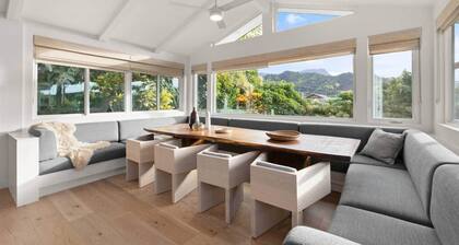 Steps to Hanalei Beach- Brand New 5 BR EPIC Views