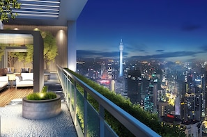 City view from property - KLCC Agile Bukit Bintang---5 mins to TRX (Kuala Lumpur)
