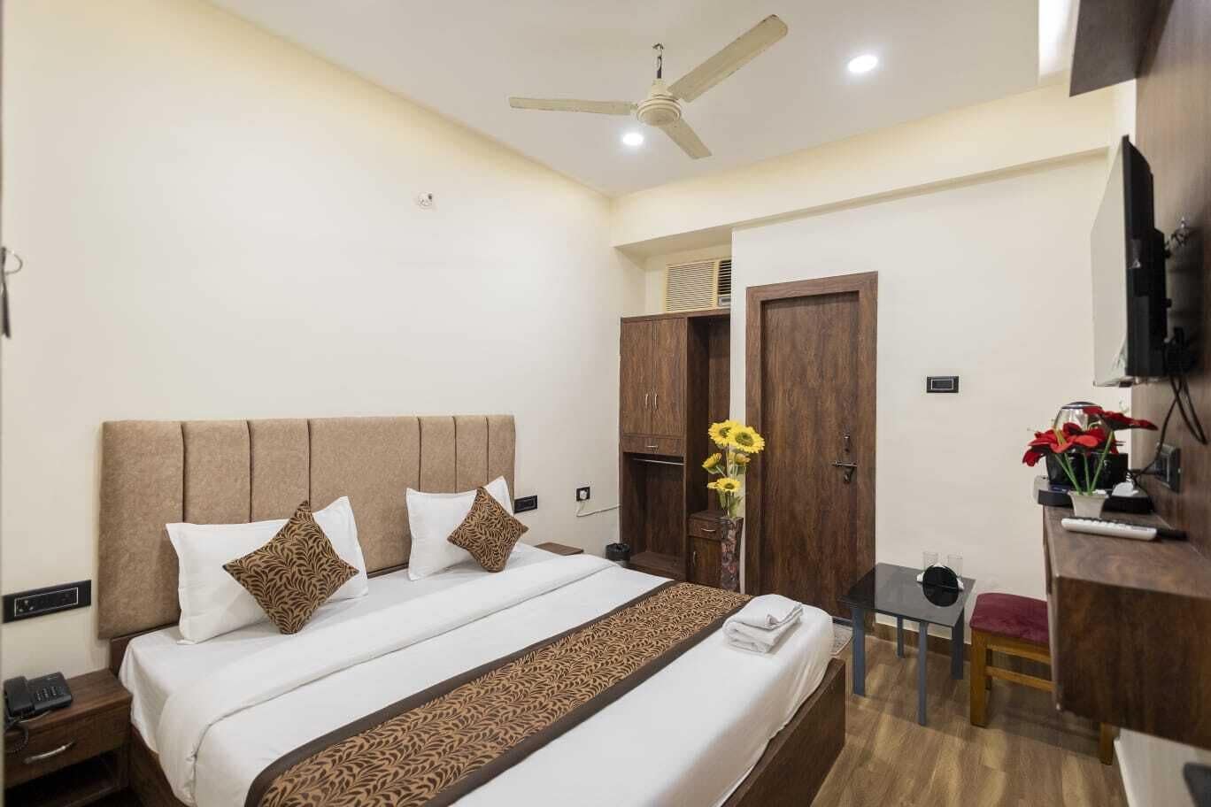 Deluxe-værelse | Skrivebord, gratis Wi-Fi