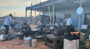 Opções para refeição ao ar livre