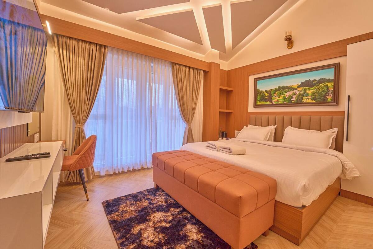 Classic Double Room, Balcony, Garden View | Desk, laptop workspace, free WiFi