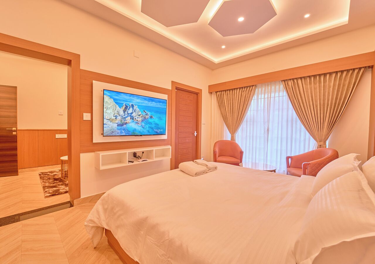 Suite Deluxe | Escriptori, espai de treball apte per a portàtils i wifi gratuïta 