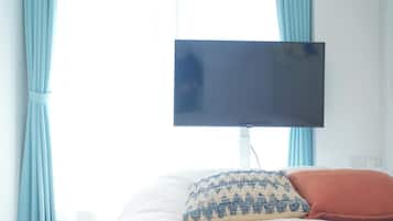 1 室のベッドルーム、WiFi (無料)、ベッドシーツ