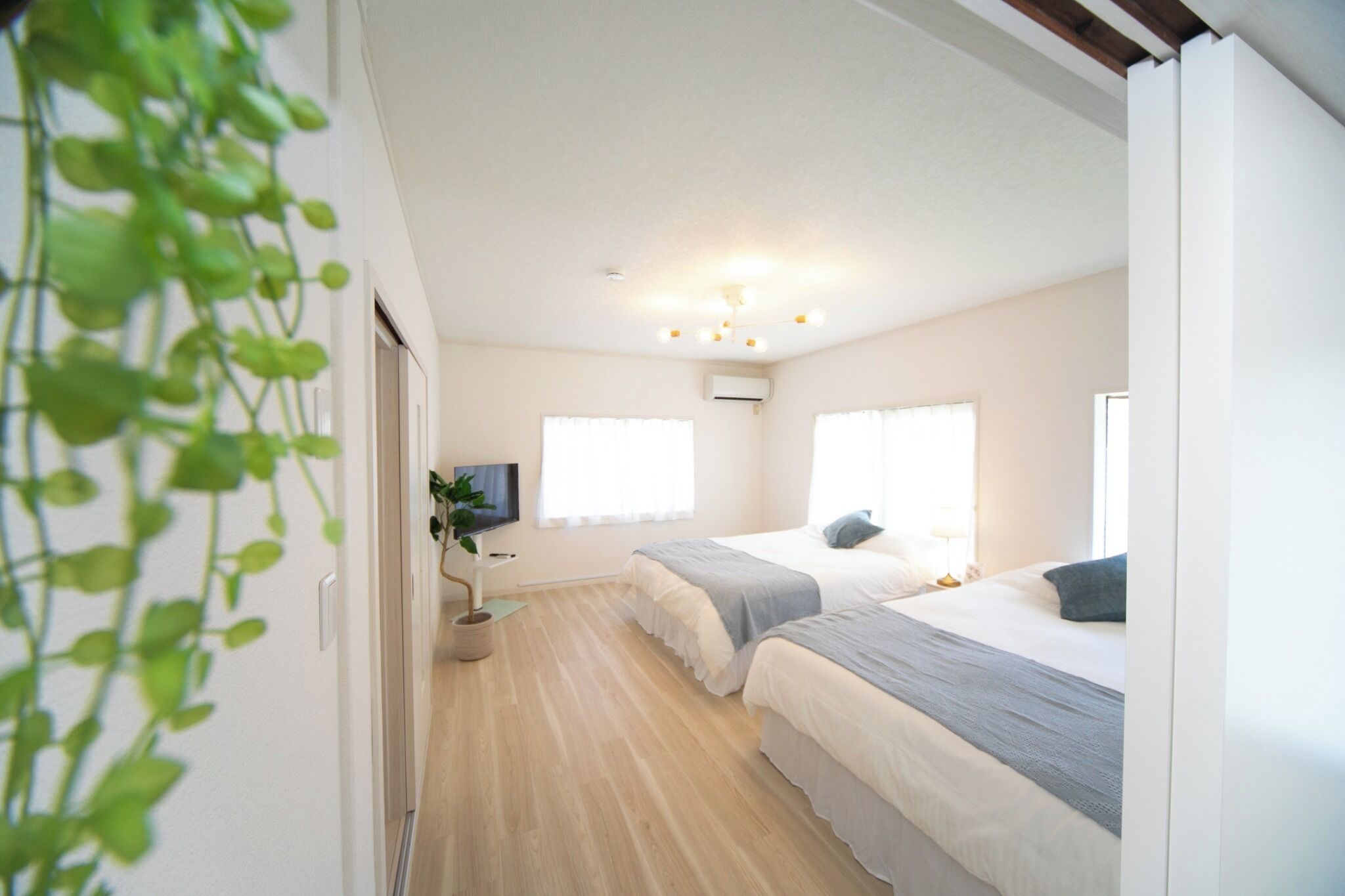 1 slaapkamer, een bureau, gratis wifi, beddengoed