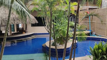 Classic Double Room, Pool View | View from room
