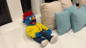 Iron/ironing board, internet, bed sheets, wheelchair access