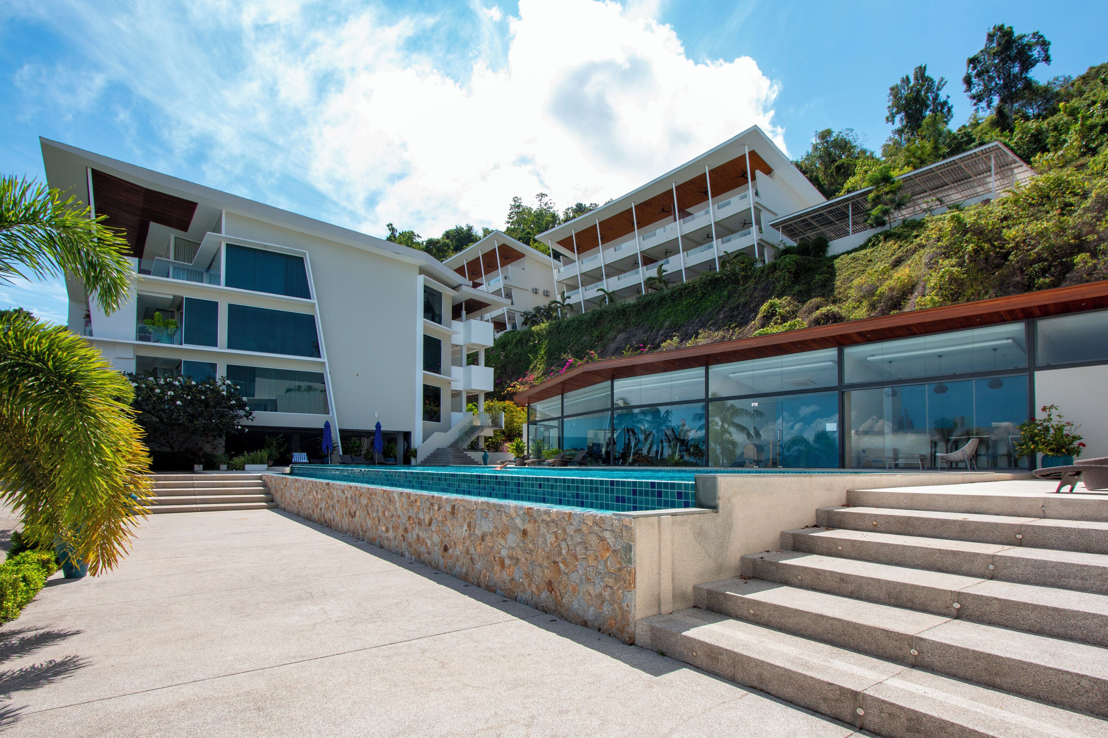 Overnatningsstedets facade