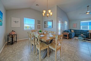 Dining - Bright Coastal Escape w/ Games, Swing Chairs & Minutes to Port A Beach (Port Aransas)