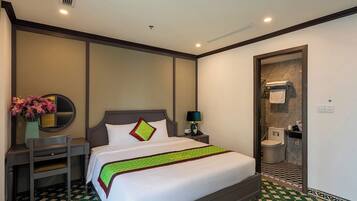 Basic Room, Balcony, City View | Bathroom | Free toiletries, hair dryer, slippers, towels