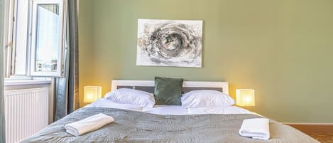 Appartement de base | Fer et planche Ă repasser, accĂšs au Wi-Fi (inclus)