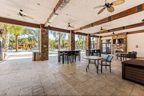 Outdoor dining - Themed 6BR Home, Game Room, Pool, Sleeps 16 (Davenport)
