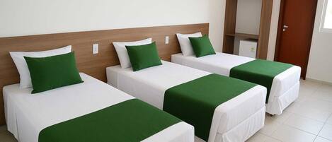 Standard Triple Room, Garden View | Desk, free WiFi