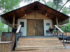 Exterior - Rustic Lake Bastrop Cabin with Private Patio & Grill near Austin, Texas (Bastrop)