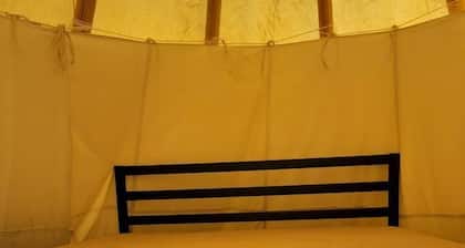 Pet Friendly Mountain Tipi for Glamping in Salida, Colorado