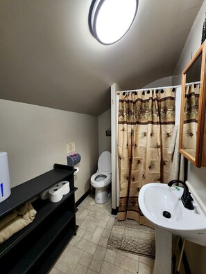 Bathroom - Stunning Cabin with Fantastic Forest Views in Seward, Alaska (Seward)