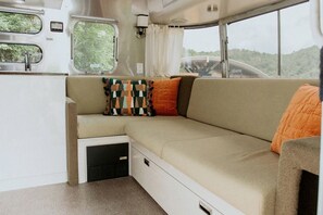 Interior - Modern Airstream Perfect for Couples Getaway in Erwin, Tennessee (Erwin)