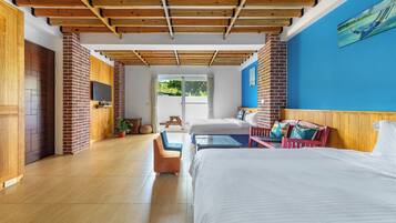 Neljän hengen superior-huone | Ilmainen Wi-Fi, vuodevaatteet